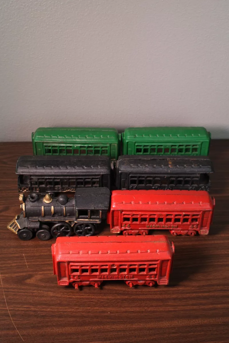 Cast iron train set washington 44 discount