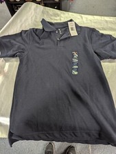 H Chaps Boys L 14-16 Regular approved schoolwear short sleeve polo shirt top NWT