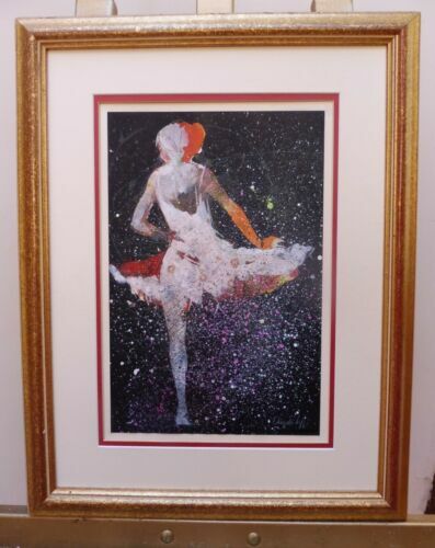 Vintage Watercolour International Japanese Artist Clara Hung Mei