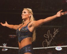 Charlotte Flair Signed Hot Sexy WWE 8x10 Photo PSA COA  A6