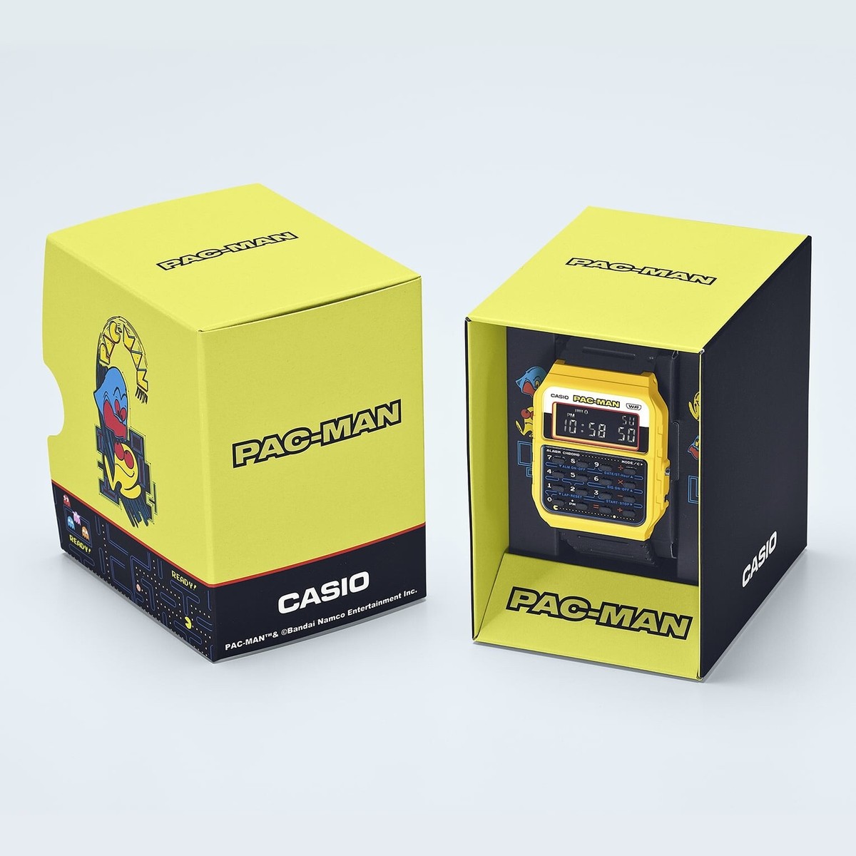 PAC-MAN CA-53WPC-1BJR デジタル腕時計 カシオ】CASIO CLASSIC / パックマンコラボレーションモデル / CA