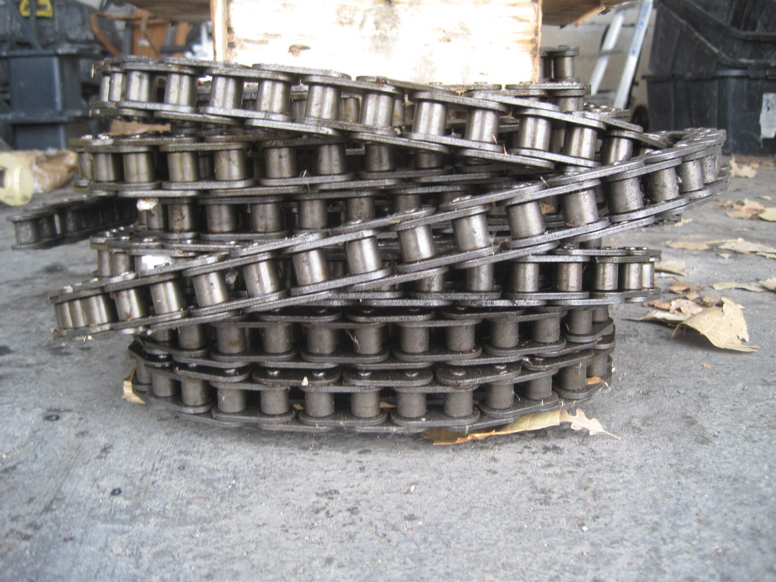 Hi-Max 80F 1” Black Pitch Single Strand Roller Chain Riveted (length ...