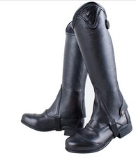 Cavassion kid's half-chaps Leather half chaps for children, Little knight...