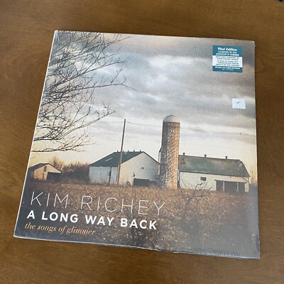 KIM RICHEY A Long Way Back SIGNED note LTD CLOUDY SKY COLORED VINYL sealed NEW