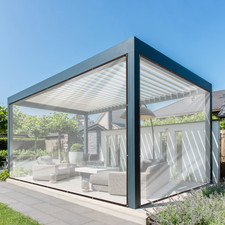 Przezroczysta przezroczysta plandeka Plandeka z oczkami Wodoodporna plandeka okienna