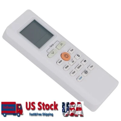 New RG70A-BGEF Replacement Remote Control for MIDEA Air Conditioner RG70C RG70E