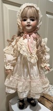 22 1/2” Antique French Paris SFBJ Depose 8 Walker Cries Flirty Eyes