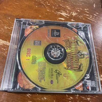 Oddworld: Abe's Exoddus PS1 (Sony PlayStation 1, 1999) Complete W/ Manual