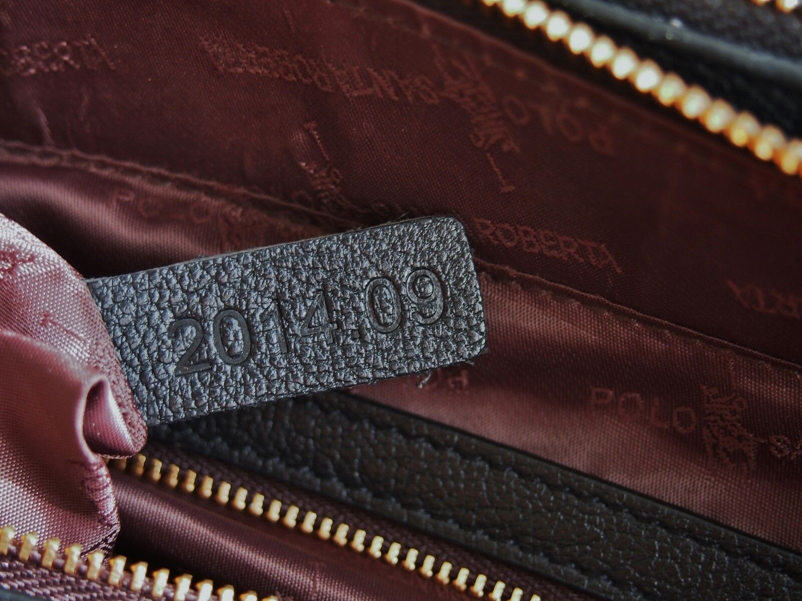 POLO SANTA ROBERTA Handbag Leather Black - image 12