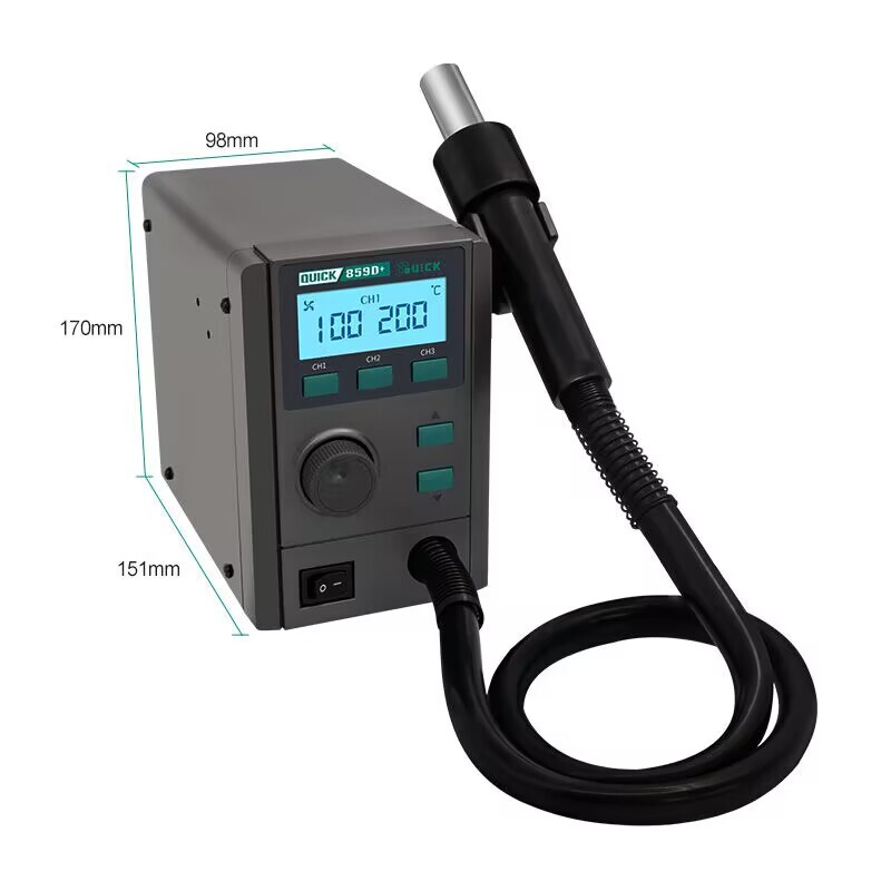 6.7"" 859D+ Hot Air Gun Soldering Station Welding Iron Repair Rework Station New