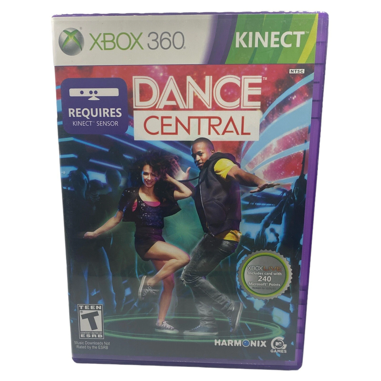 Dance Central (Microsoft Xbox 360, 2010) Complete Tested