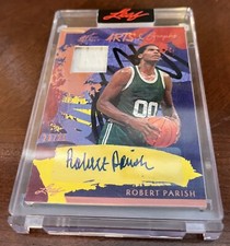 2023 LEAF ART OF SPORT ROBERT PARISH ARTS & GRAPHS JERSEY/AUTO/25 - Boston Celts