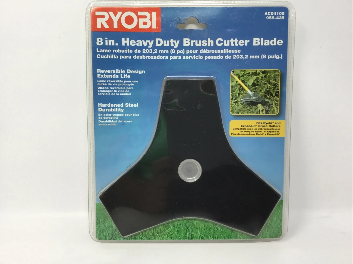 RYOBI Tri Arc 8 Inch Heavy Duty Brush Cutter Blade Hardened Steel