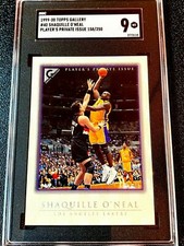SP /250 SCG 9 SHAQUILLE O'NEAL 1999 TOPPS GALLERY MASTERS PLAYER'S PRIVATE ISSUE