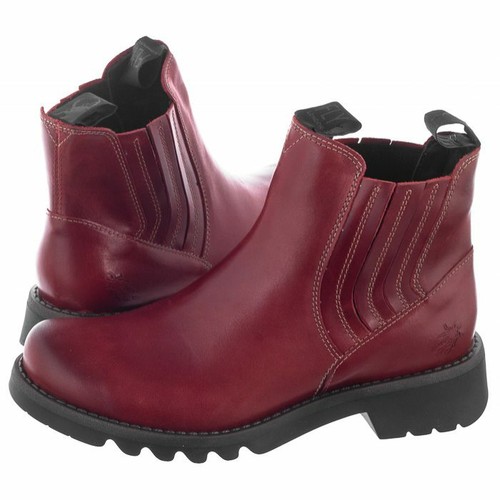 Fly London Womens Ralt Red Leather 