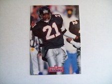 DEION SANDERS 1992 PRO LINE #458 PROLINE PROFILES 8 of 9 insert Atlanta Falcons