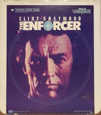 The Enforcer 1976 Vintage CED RCA SelectaVision Videodisc TESTED WORKING