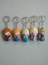 Frozen Figural Keychain Lot Anna And Elsa