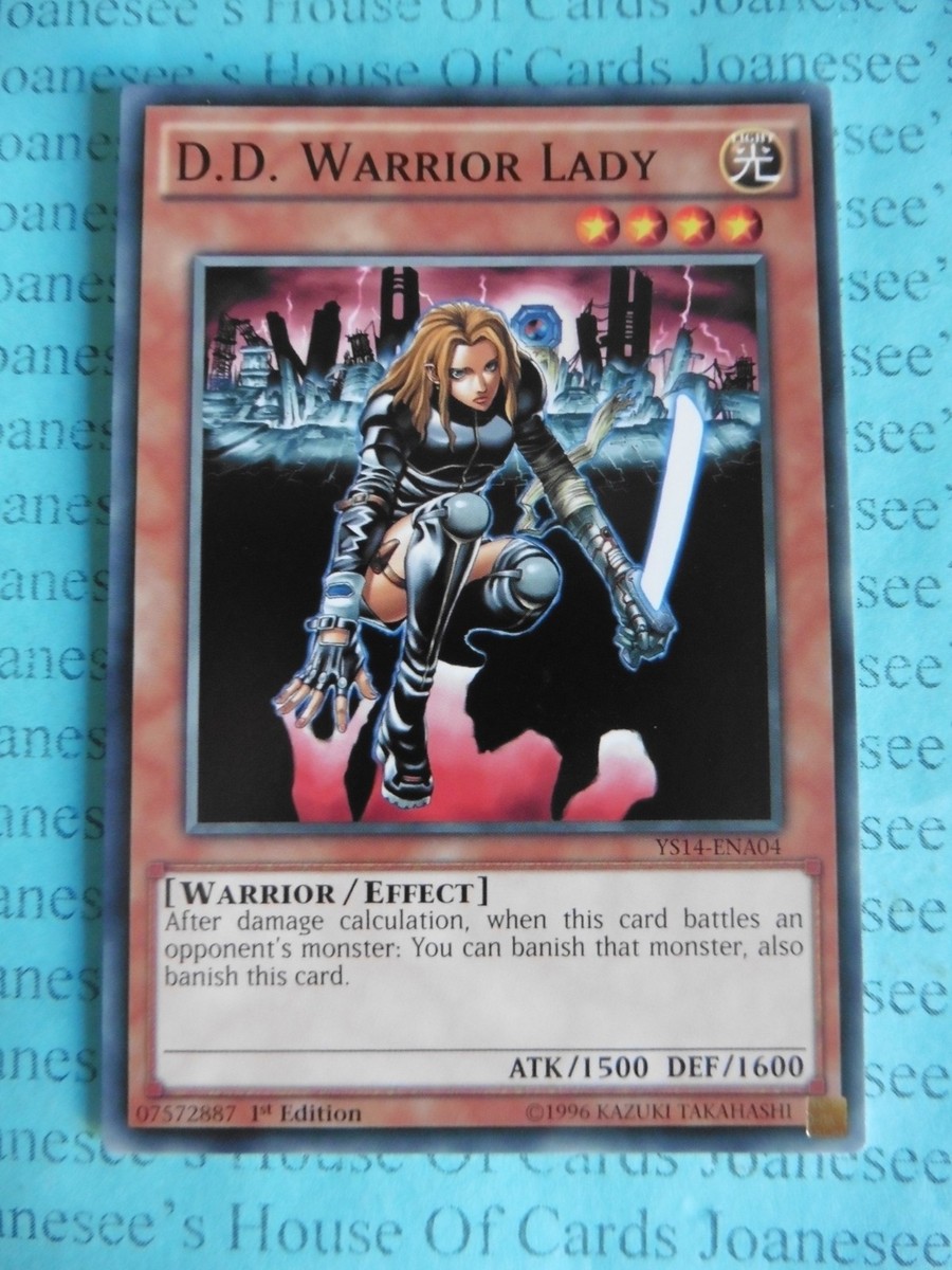 D.D. Warrior Lady YS14-ENA04 Common Yu-Gi-Oh Card 1st Edition New