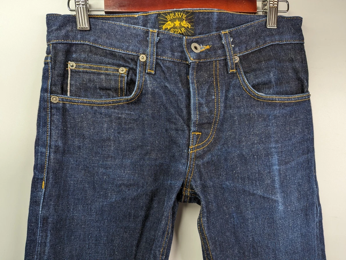 Brave Star raw selvedge Jeans 14oz 33' inch Levi's 501 style