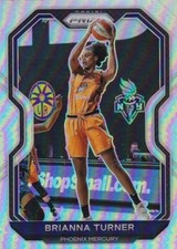 2021 Panini Silver Prizm WNBA #25 Brianna Turner Phoenix Mercury