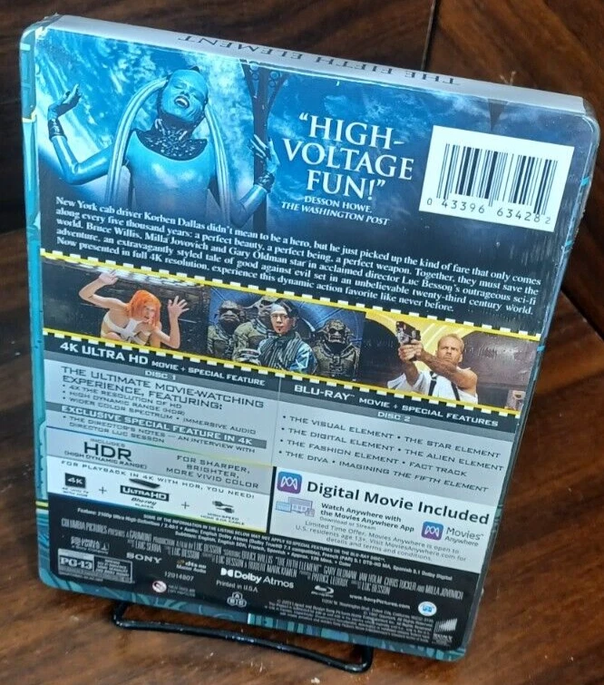 Fifth Element Steelbook (4K+Blu-ray) NEW (Sealed)-Free Box Shipping w/Tracking Foto 4 de 4
