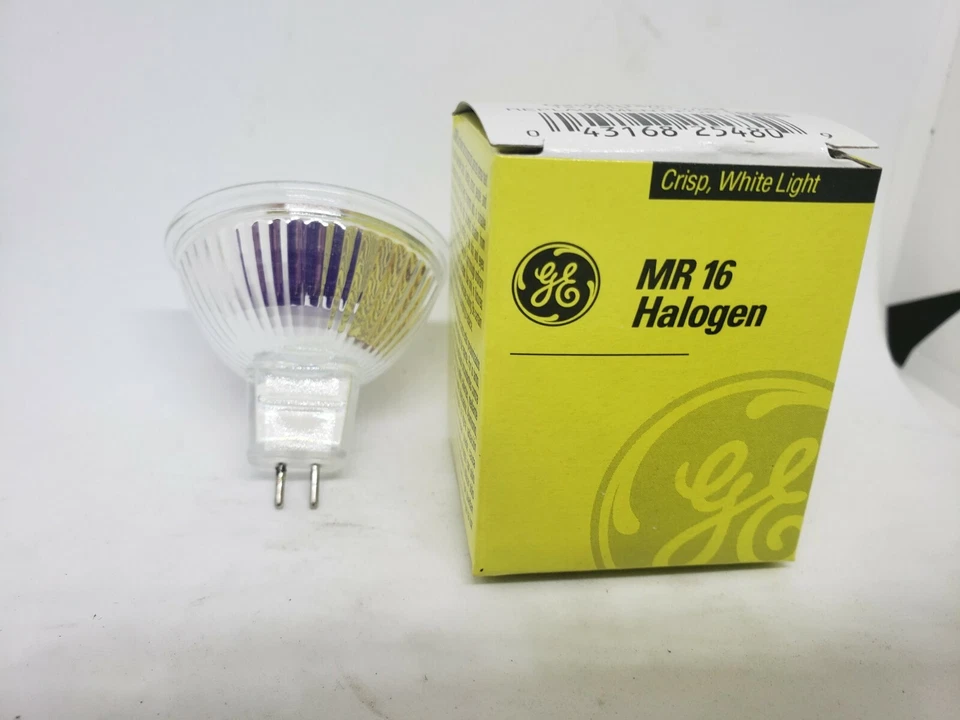 5-Pack GE BAB 25480 Q20MR16FL 12V 20W GX5.3 Flood MR16 Dimmable Bulb - Image 2 of 2