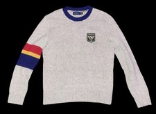 Authentic Men  s POLO RALPH LAUREN LAUREL CREST WOOL BLEND SWEATER 248 Vintage S