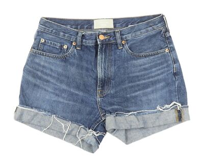Everlane Damen blau Denim abgeschnitten Shorts Größe 8