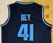 Saddiq Bey Signed Autograph Villanova Wildcats NCAA Jersey NBA Pistons 