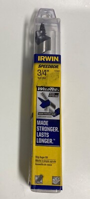 1779341 IRWIN SPEEDBOR 3/4'' WELDTEC WELDED CUTTING EDGE SHIP AUGER BIT