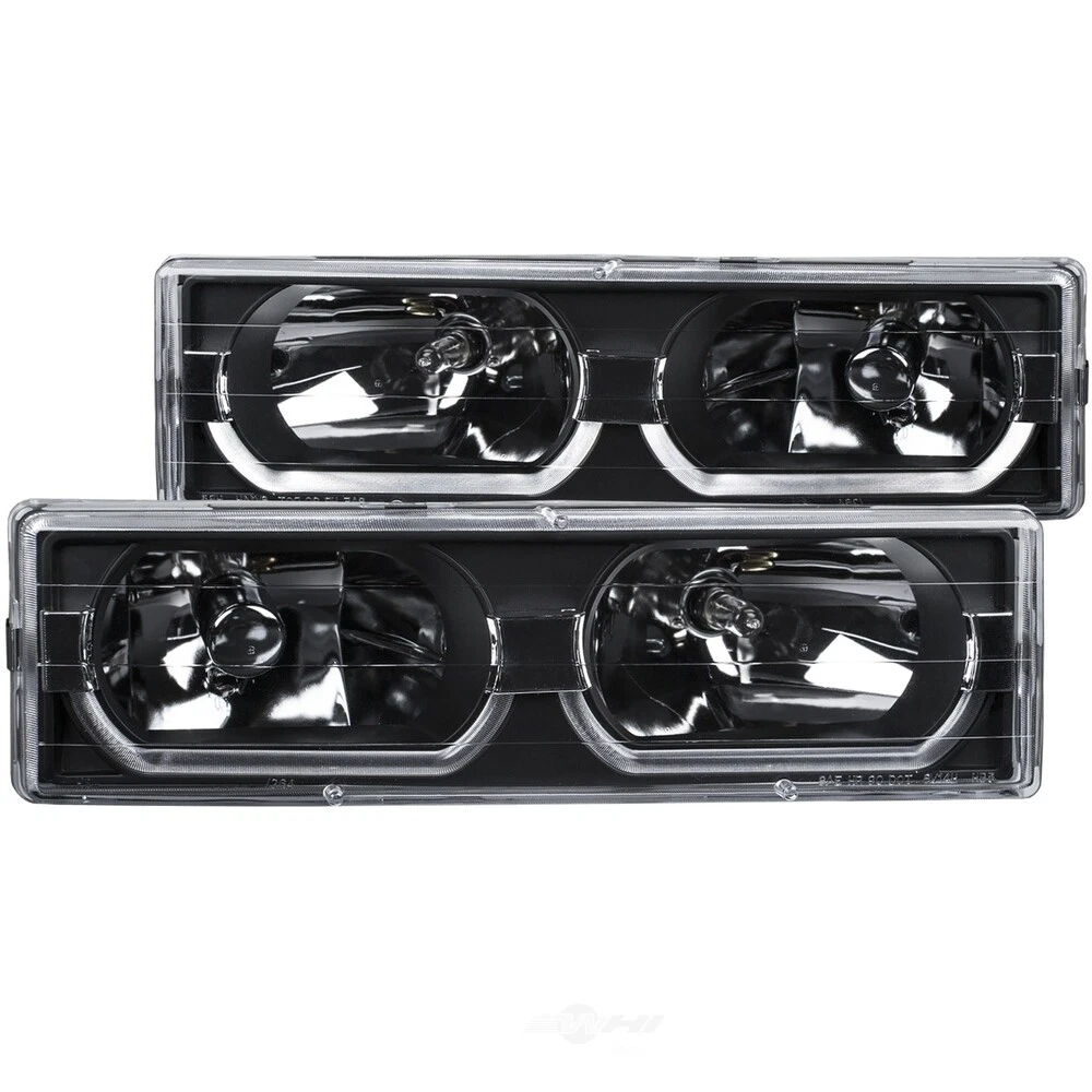 Par De Faros Delanteros De Lente Transparente Con Bombillas – Para GMC C/K Truck 1988-1998