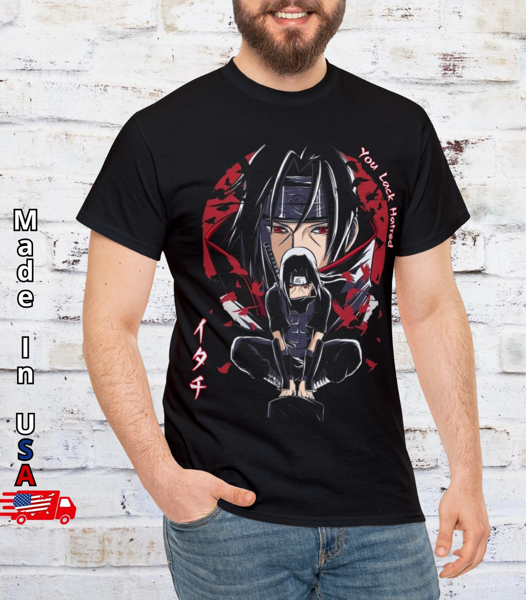 Naruto Short Sleeve T Shirt / Itachi Uchiha / Japanese Anime