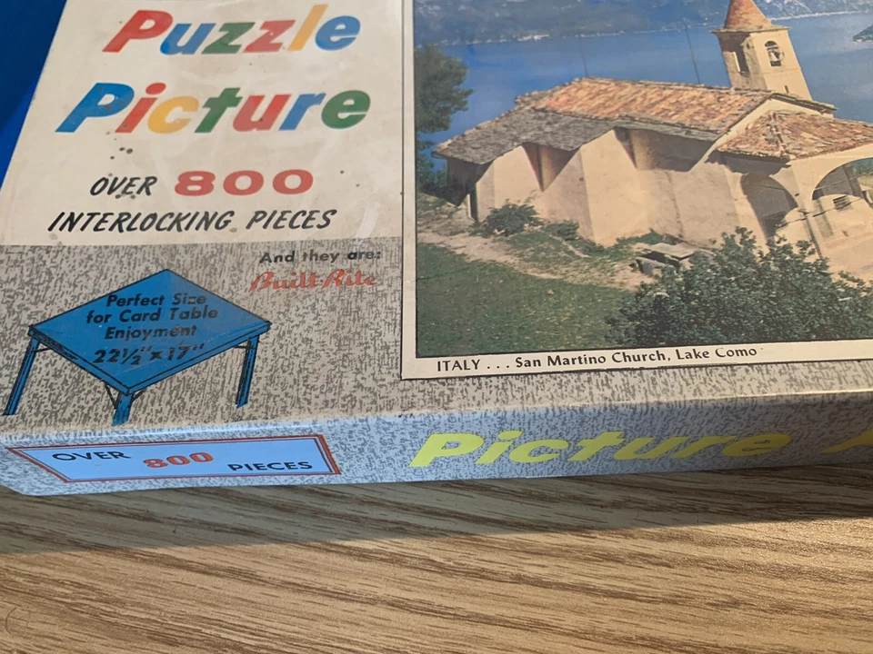 Leis’r Time Series Picture Puzzle “Italy.. San Martino Church, Lake Milton” - Image 2 of 4