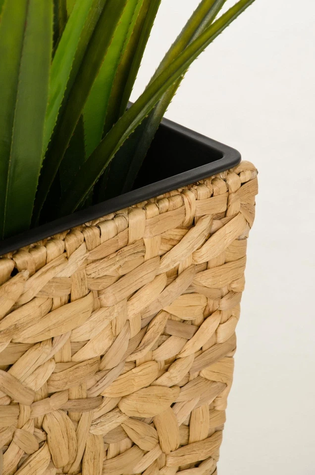 VIVANNO Pflanzkübel Blumenkübel Wasserhyazinthe WILD 60 cm Natur - Bild 2 von 4