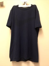 Nike Pro Dri Fit Men Dark Blue Training T-Shirt Tee Jersey Medium