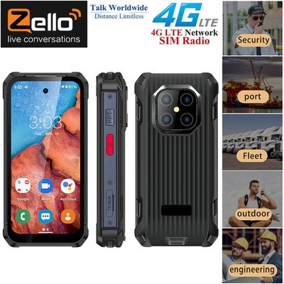 MINI 4G LTE Android Rugged Phone PTT ZELLO Walkie Talkie POC Network Radio UNIWA