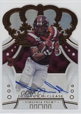 2020 Chronicles Draft Picks Crown Royale Signatures Deshawn McClease Auto 5c2