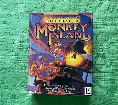 THE CURSE OF MONKEY ISLAND MONKEY ISLAND 3 BIG BOX PC ITALIAN VERSION