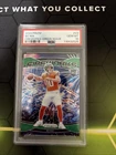 2024 PANINI PRIZM FIREWORKS GREEN WAVE #23 BO NIX ROOKIE RC PSA 10