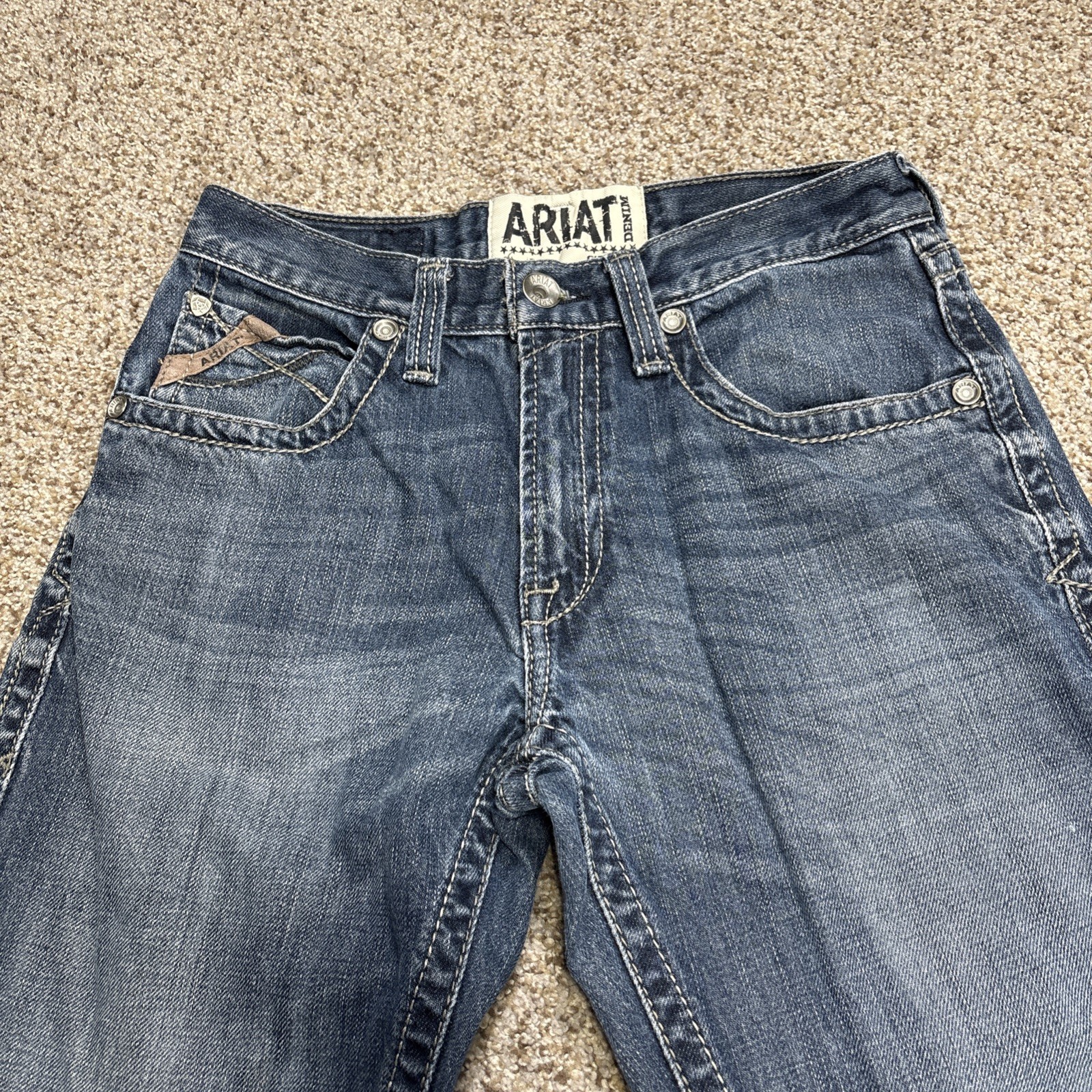 Ariat Mens M5 Slim Straight Denim Jeans Western 30/34 Fits 29 X 33 - View 2