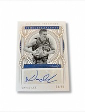 2020-21 National Treasures - Timeless Talents Signatures David Lee #TT-DVL /99 