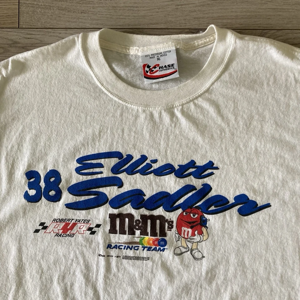 M&M NASCAR Racing Elliot Sadler Camisa Manga Larga XXL Foto 2 de 4