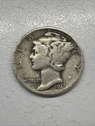 1937 MERCURY SILVER DIME ACTUAL Coin Get Today/Save/Fill Your Collection Good