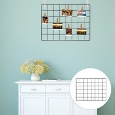 Iron Wall Grid Decoration Panel for Photo Display and Picture Hanging