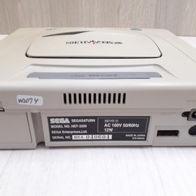 Sega Saturn console bundle with 3 games, 1 controller & cables Japan white