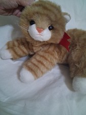 Peluche de colección Ty AL E CAT naranja atigrado gatito 1995 13" raro difícil de encontrar