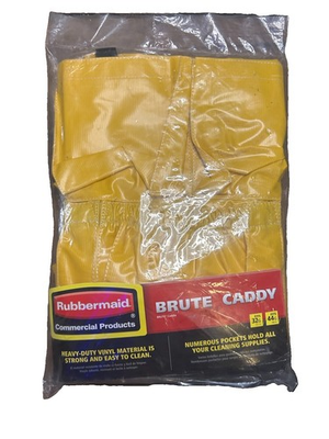 #ad Rubbermaid Commercial Brute Caddy Organizer Bag Fits 32 44 Gallon Can 12 Pockets $25.00