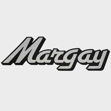 Bass Cat Boat Sticker Decal | Margay Emblem Silver / Black Vinyl