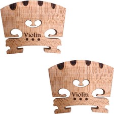 2pcs Violin Bridge 4/4 Full Size Fine Grade Maple Violin Parts Music Instrument